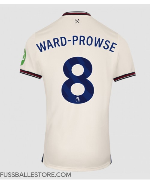 Günstige West Ham United James Ward-Prowse #8 Auswärtstrikot 2025-26 Kurzarm Günstige West Ham United James Ward-Prowse #8 Auswärtstrikot 2025-26 Kurzarm